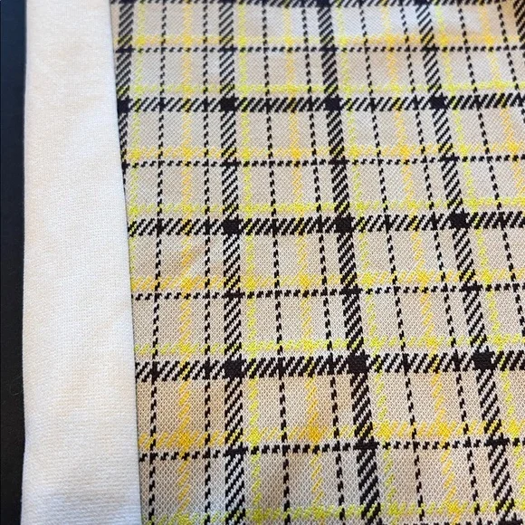 Tory Burch Tory Sport plaid Golf pants, yellow, size 4. NWOT - Picture 12 of 16